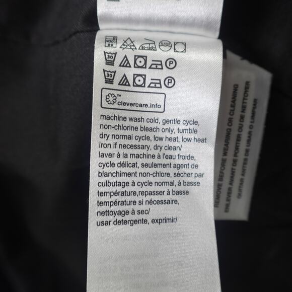 Calvin Klein Refined Stretch Cinched Blazer Women's Black Beauty - Size 6 - Picture 7 of 11